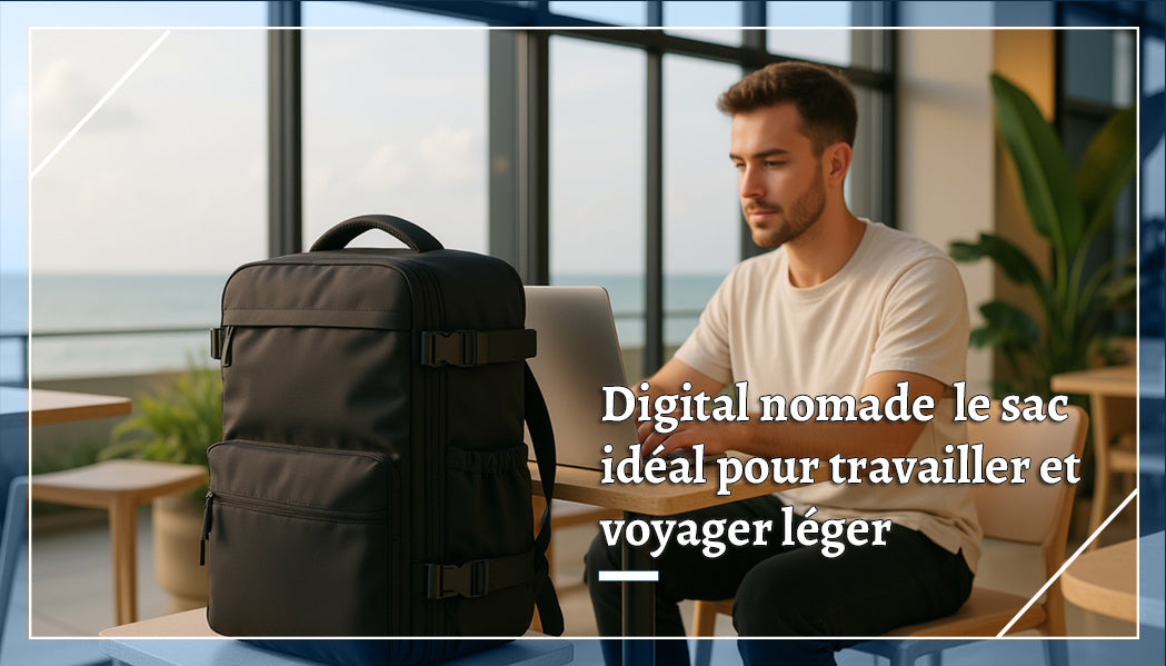 Digital nomade : le sac idéal pour travailler et voyager léger