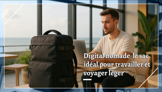 Digital nomade : le sac idéal pour travailler et voyager léger
