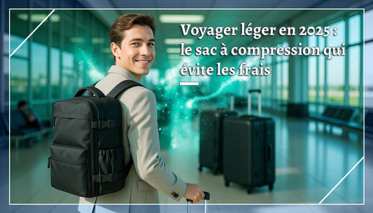 Voyager léger en 2025 : le sac à compression qui évite les frais