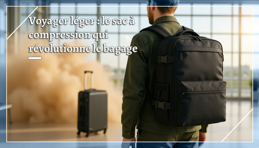 Voyager léger : le sac à compression qui révolutionne le bagage cabine